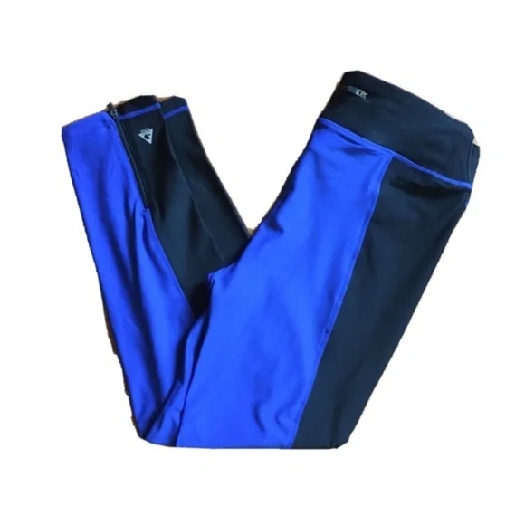 ZUZUZEN ACTIVE Black And Blue Active Wear Leggings Women Size L - Picture 7 of 7